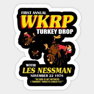 Turkey Drop 1978 Sticker